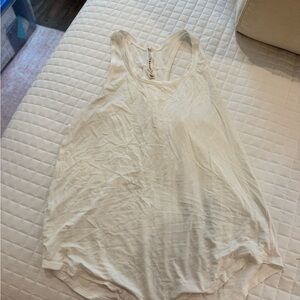 Lululemon White Racerback Tank